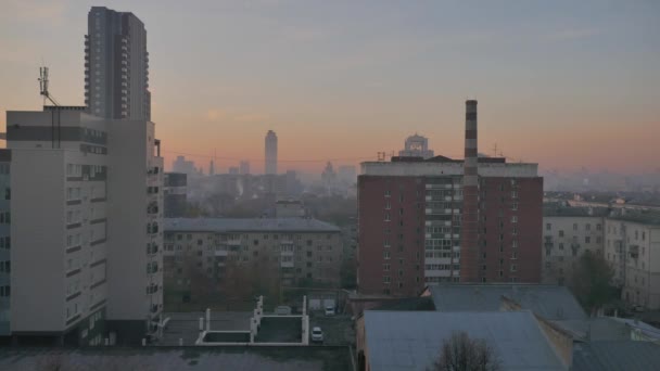 Widok Miasto Ekaterinburg Upływ Czasu — Wideo stockowe