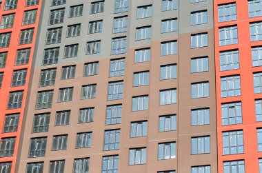 Apartman dairesi. Çok katlı binalar. İnşaat yapılıyor..