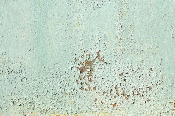 Old Peeling Paint Painted Vintage Surface Rust Metal Texture — Stock Photo, Image