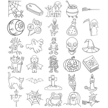 Uzay Elleri Çizili Çizgi Çizgi Çizgisi Çizimi