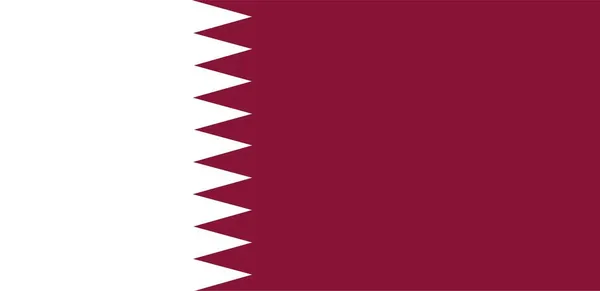 Résumé Drapeau Qatar Illustration Vectorielle — Image vectorielle
