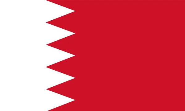 Résumé Drapeau Bahreïn Illustration Vectorielle — Image vectorielle