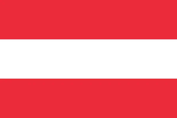 Abstraktní Rakouská Vlajka Vektorová Ilustrace — Stockový vektor