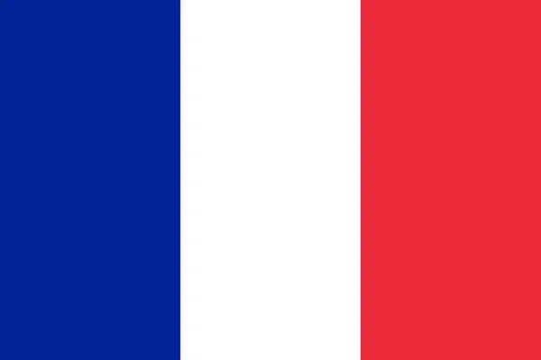 Abstrakt Flagga Frankrike Vektorillustration — Stock vektor
