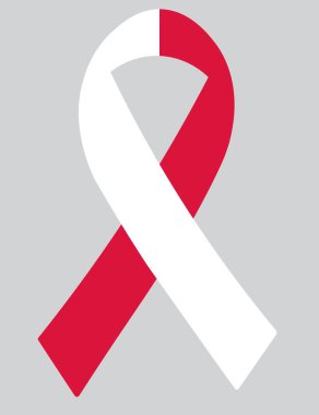 3D Flag of Poland on a fabric ribbon.