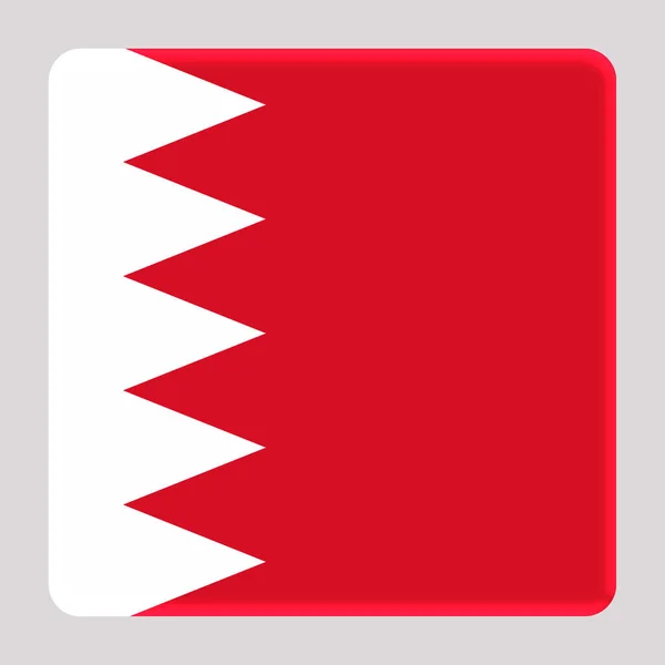 Drapeau Bahreïn Sur Fond Carré Avatar — Photo