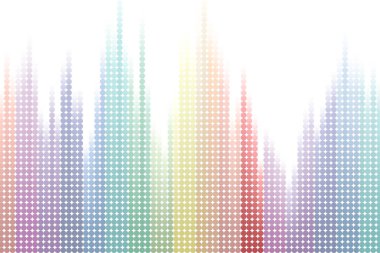 Arkaplan illüstrasyon yeniliğine sahip soyut çokrenkli çemberler.