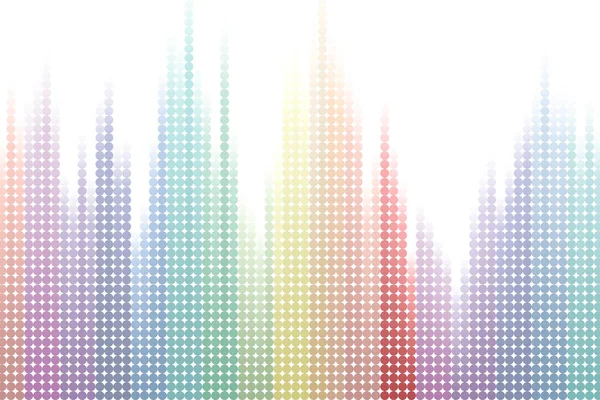 Abstract Multicolor Cirkels Met Achtergrond Illustratie Innovatie — Stockfoto