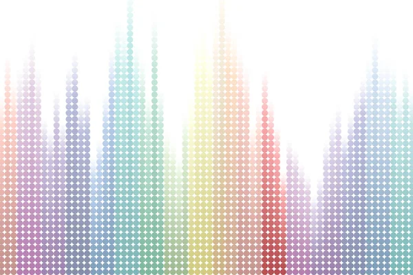 Arkaplan illüstrasyon yeniliğine sahip soyut çokrenkli çemberler.