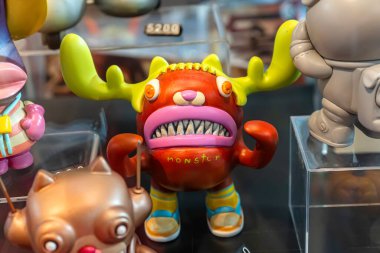 Bangkok, Tayland - 30 Nisan 2022 Tayland Oyuncak Fuarı 2022 CentralWorld, Bangkok, Tayland.