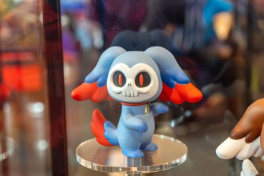 Bangkok, Tayland - 30 Nisan 2022 Tayland Oyuncak Fuarı 2022 CentralWorld, Bangkok, Tayland.