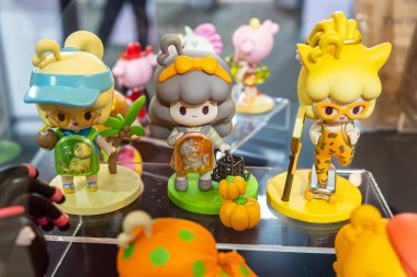 Bangkok, Tayland - 30 Nisan 2022 Tayland Oyuncak Fuarı 2022 CentralWorld, Bangkok, Tayland.