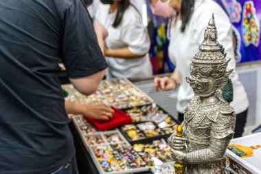 Bangkok, Tayland - 30 Nisan 2022 Tayland Oyuncak Fuarı 2022 CentralWorld, Bangkok, Tayland.