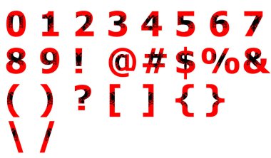 Arnavutluk 'un 3D Bayrağı metin arkaplanında.