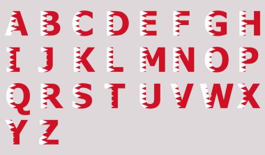 Metin arkaplanda 3D Bahreyn Bayrağı.