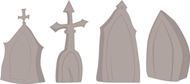 Mezar taşı simgesi ya da Cadılar Bayramı kutlaması