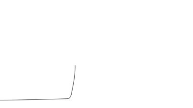 Aralıksız bir çizgi çizimi hediye kutusu 