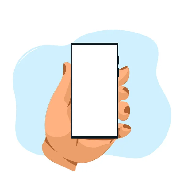 Λογαριασμός Πληρωμής Της Πιστωτικής Κάρτας Tablet Κινητό Τηλέφωνο Στο Χέρι — Διανυσματικό Αρχείο