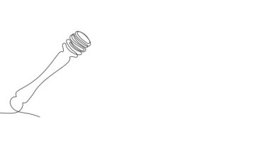 Yağlı, ballı, limonlu veya limonlu şişelerin animasyon çizimi ve doğal bitkisel cilt bakım ürünleriyle vücut bakımı. Yüksek kaliteli FullHD görüntüler