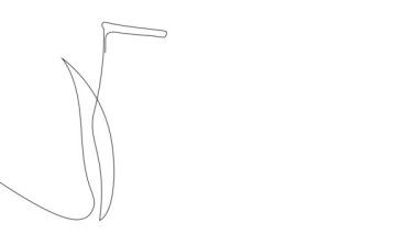 Animated self drawing of bottles with oil or honey or lemon or lime juice for scrubbing and body skin care with natural herbal skin care products. High quality FullHD footage