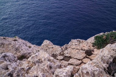 Kaya kıyı şeridi dokusu.