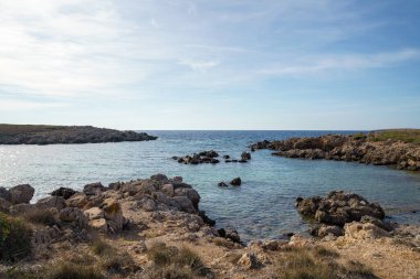 Menorca sahillerinin muhteşem manzarası..