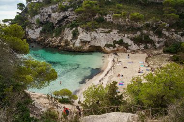 Menorca sahillerinin muhteşem manzarası..