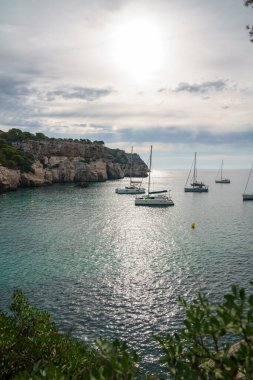 Menorca sahillerinin muhteşem manzarası..