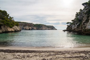 Menorca sahillerinin muhteşem manzarası..