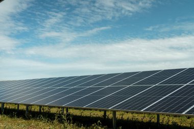 Yeşil enerji üreten güneş panelleri