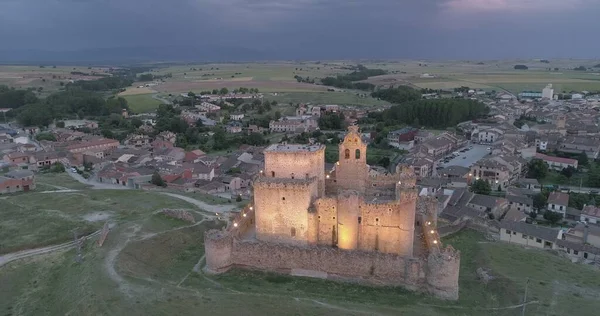 Le château de Turegano est une ancienne forteresse située dans la ville de Turegano dans la province de Ségovie. Espagne . — Photo