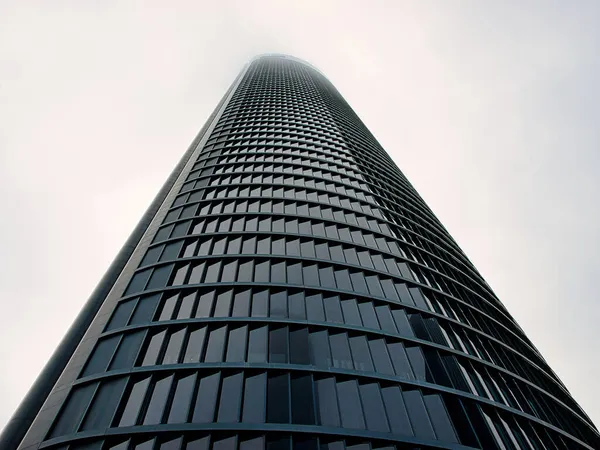 Sky line Madrid the tallest skyscrapers in Spain — Stock Photo, Image