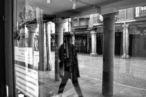 Περπατήστε Μέσα Από Alcala Henares Πόλη Του Δον Κιχώτη — Φωτογραφία Αρχείου
