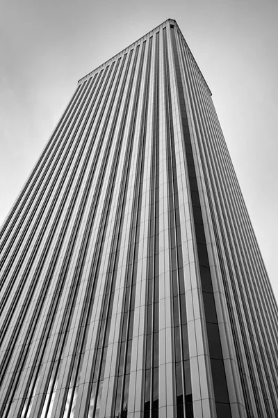 Caminhar Através Azca Uma Boa Área Comercial Madrid — Fotografia de Stock