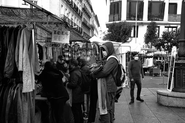 Μια Βόλτα Στο Μονοπάτι Της Μαδρίτης — Φωτογραφία Αρχείου
