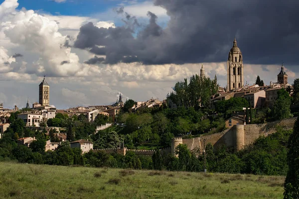 Segovia Cidade Mais Bonita Mundo — Fotografia de Stock