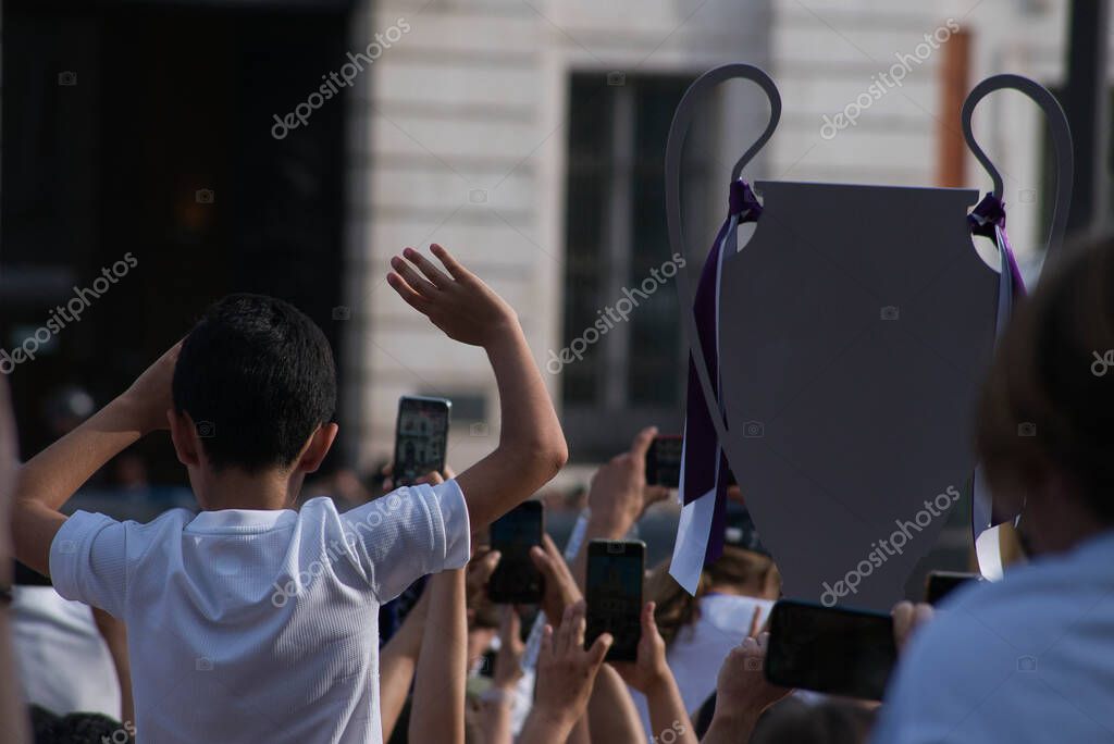 Champions league celebration real madrid