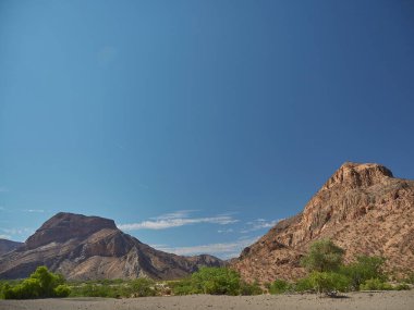 Hoanib ephemeral river in the Khowarib Gorge in Kunene region in Namibia