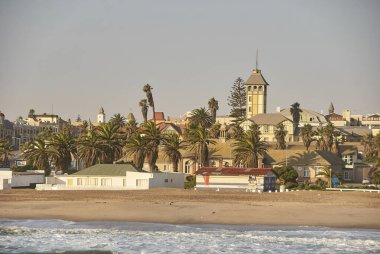 Swakopmund, Namibya - 07: 18 2013 City manzara gökyüzü