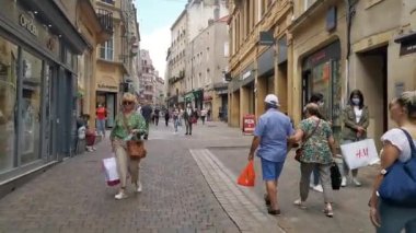 Fransa 'nın merkezindeki Metz kentinin Coronavirüs zamanlarındaki izlenimleri