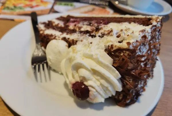 Famous German Black Forest Cake — Stock Photo, Image