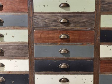 Konuya ve bölüme göre dizayn edilmiş çekmeceler