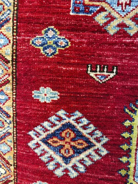 Roter Teppich Muster Sehr Schön Als Hintergrund Textur — Stockfoto