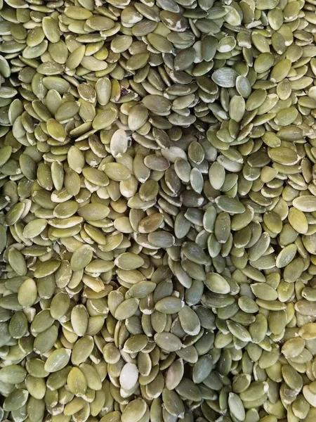 Тыквенные Семена Насыпными Изолированными — стоковое фото