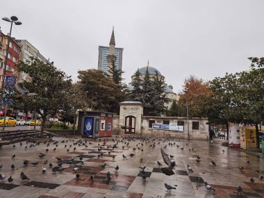 Kahvenin Avrupa 'ya yayıldığı ilk hanlardan biri olan Türkiye' nin İstanbul Eminn kuru kahve işletme merkezi 