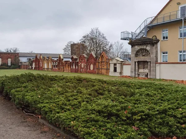 Joodse Begraafplaats Brandenburg Verwoest Eerste Wereldoorlog Vandaag Gedenkteken — Stockfoto