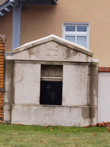 Cimitero Ebraico Brandeburgo Distrutto Nella Prima Guerra Mondiale Oggi Memoriale — Foto Stock