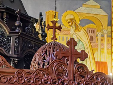 12 Kasım 2021 'de Sofya Bulgaria' daki Bulgar Ortodoks Kilisesi