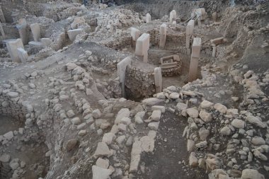 Göbeklitepe veya Potbelly Hill Neolitik arkeoloji alanı tarih öncesi arkeoloji