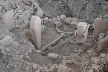 Göbeklitepe veya Potbelly Hill Neolitik arkeoloji alanı tarih öncesi arkeoloji
